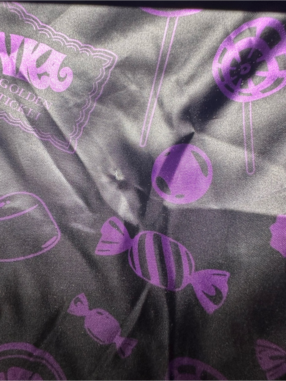Dolls Kill x Willy Wonka & the Chocolate Factory Long psychedelic Coat, Small - Picture 10 of 17